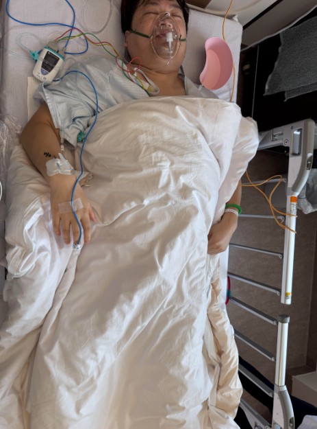 入院中の写真